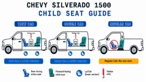 Silverado 1500 LATCH Layout, Documented for All Three Cabs